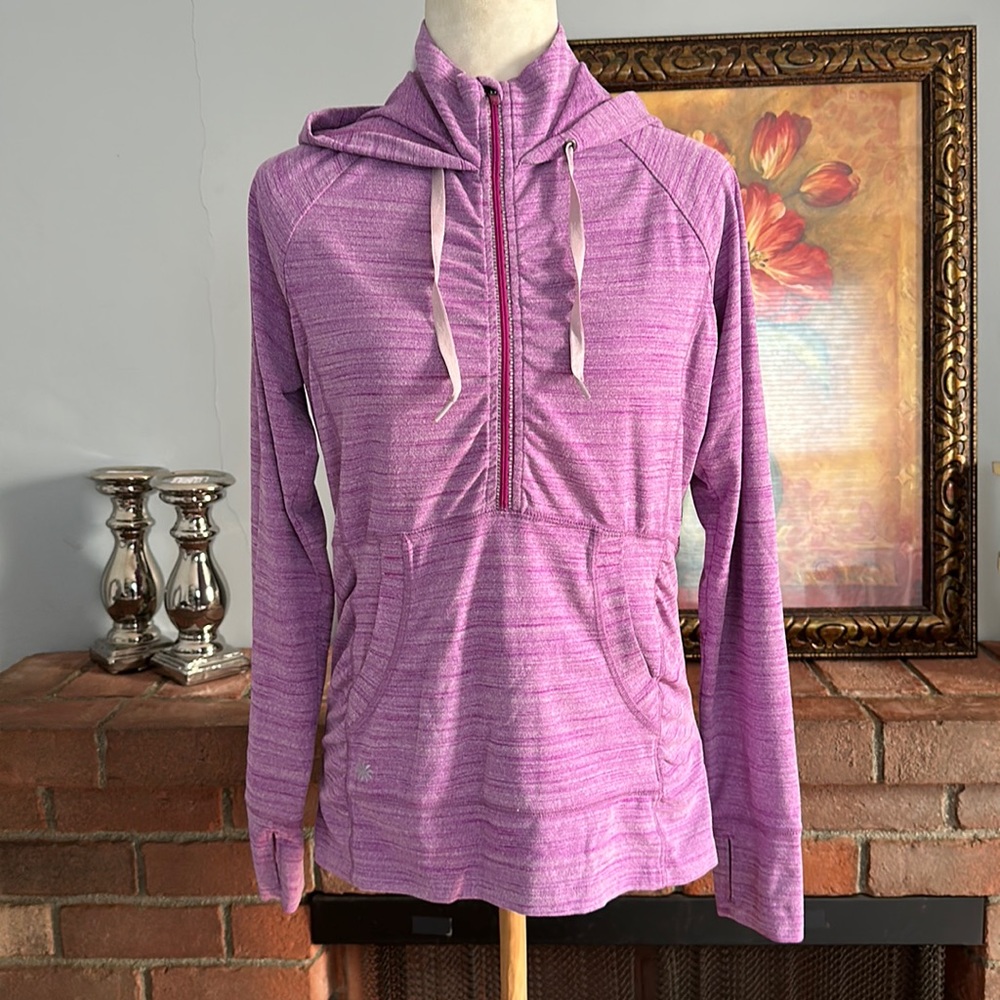 Athleta Heavenly Hail Half Zip Up Women’s Hoodie Sweater Size M